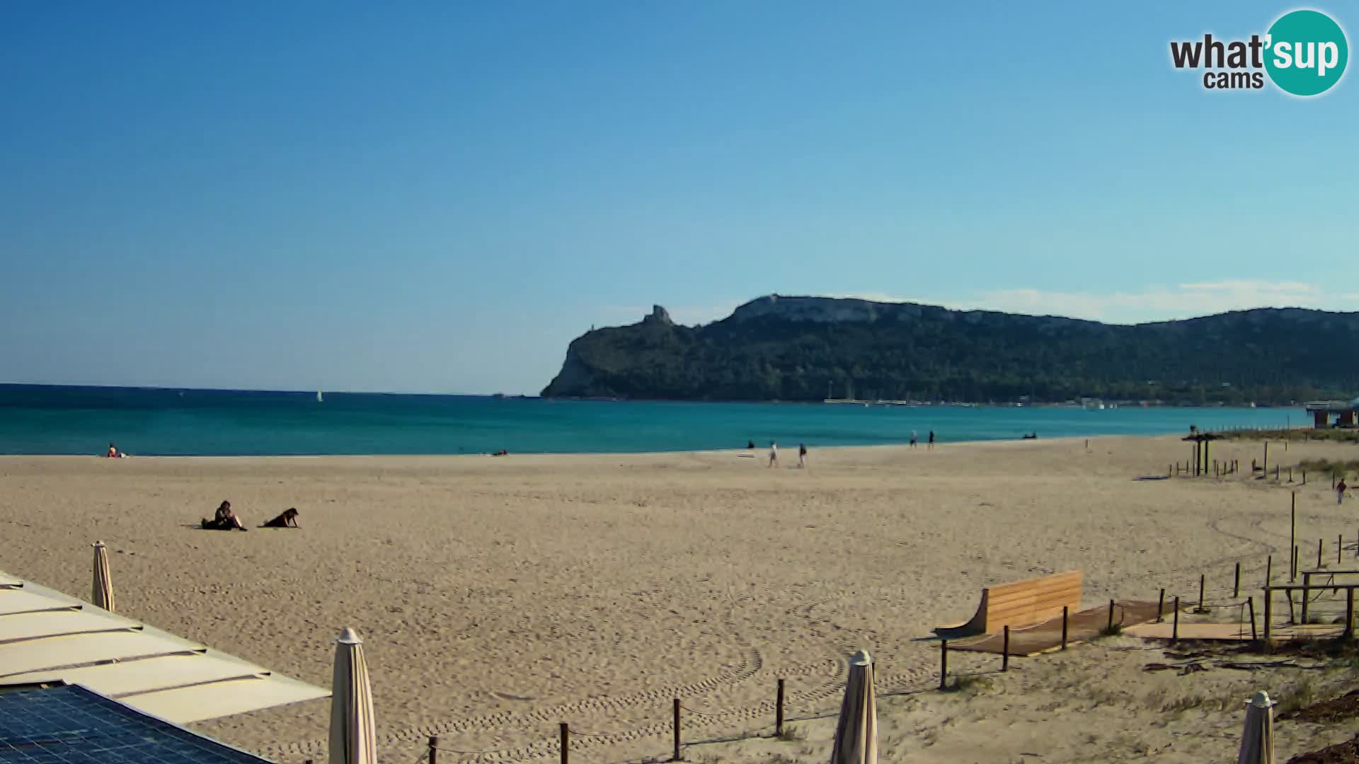 Poetto beach webcam | Cagliari | Sardinia
