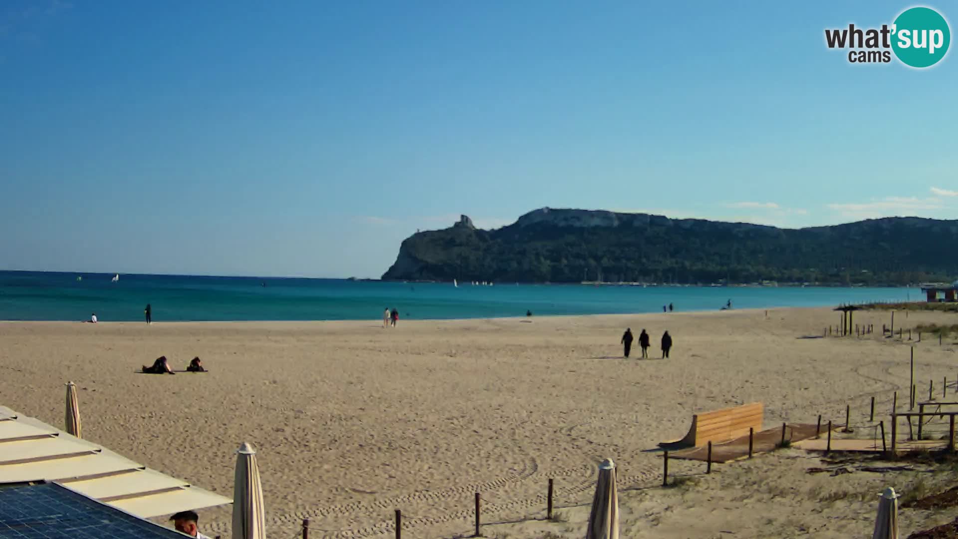 Poetto beach webcam | Cagliari | Sardinija