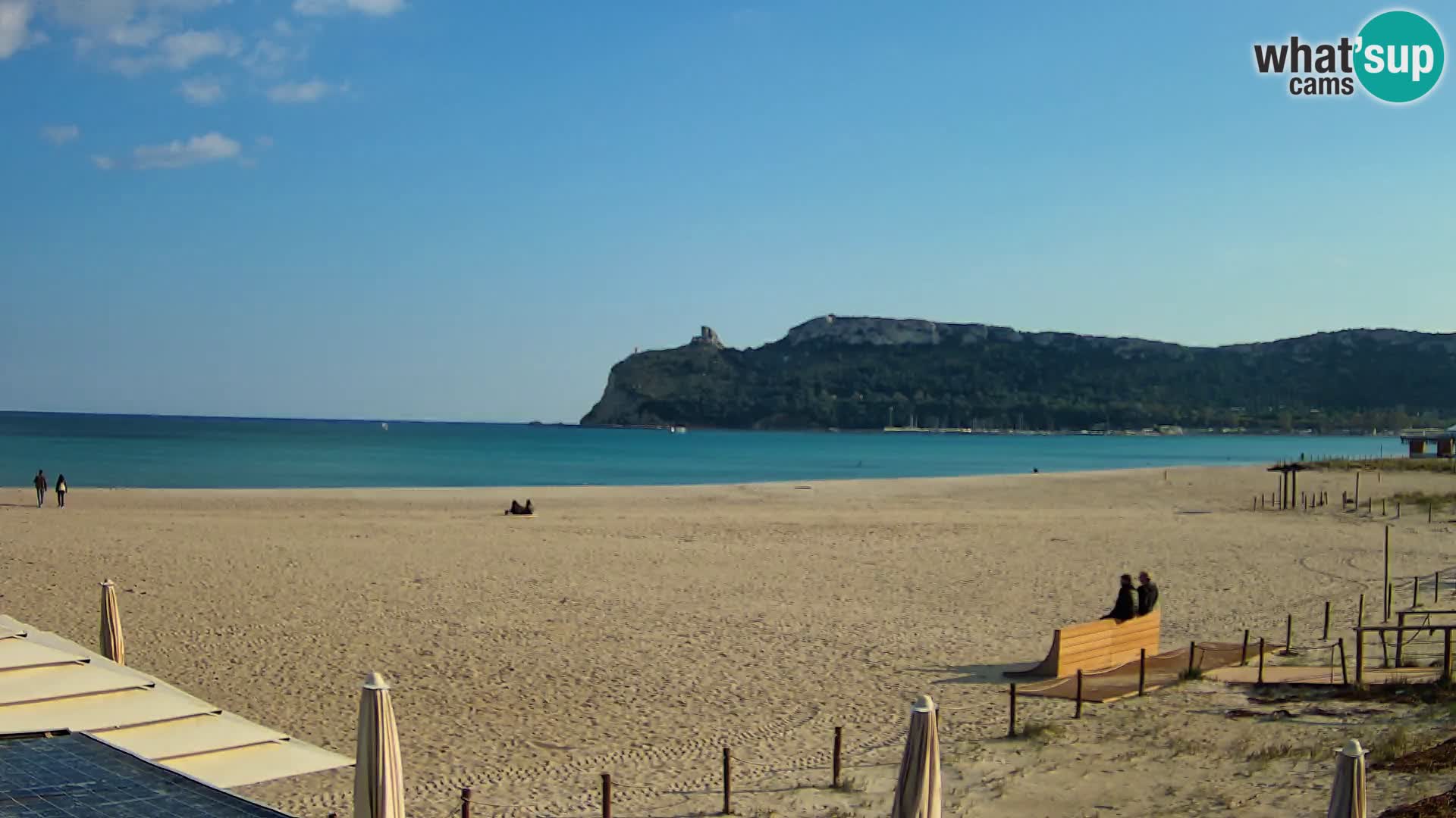 Poetto beach webcam | Cagliari | Sardinija
