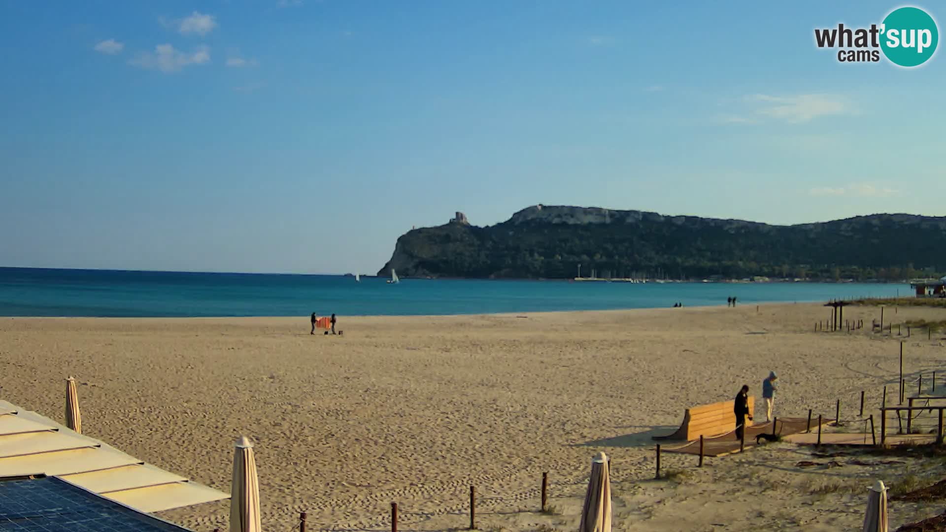 Poetto beach webcam | Cagliari | Sardinija