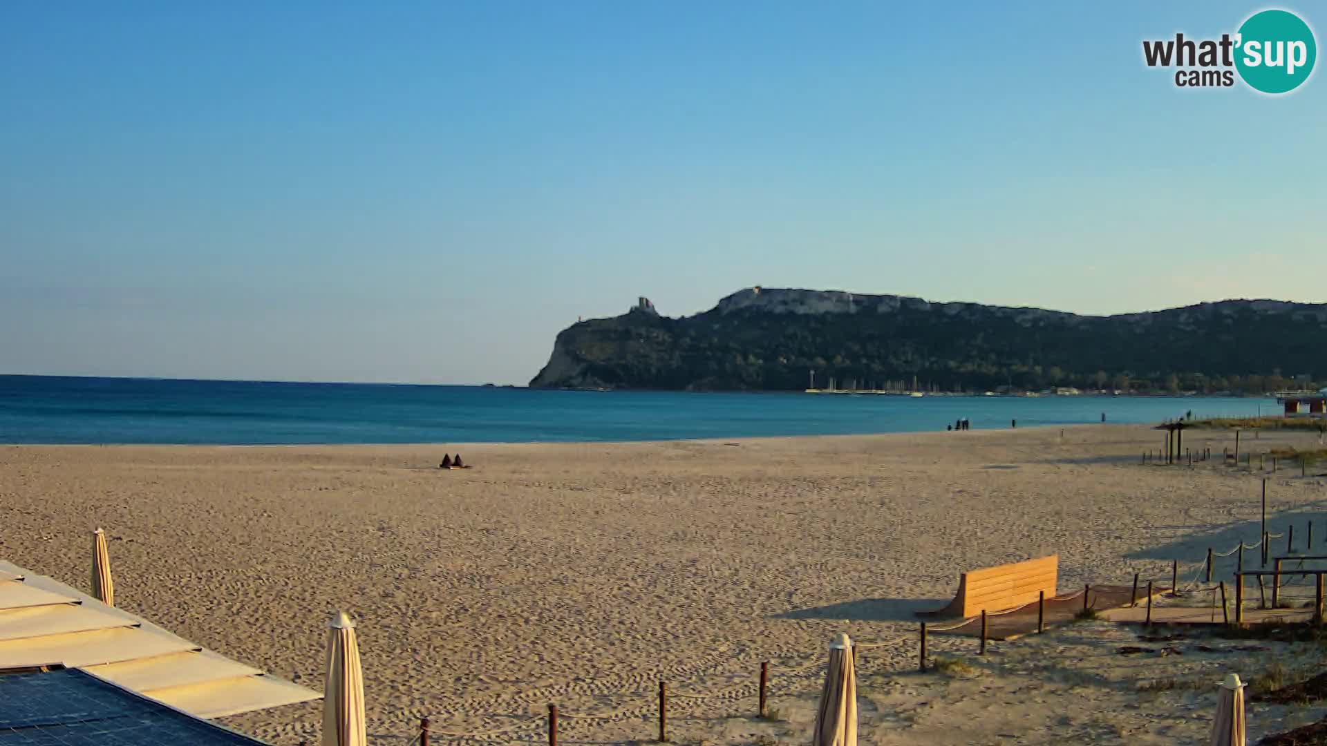 Poetto beach webcam | Cagliari | Sardinija