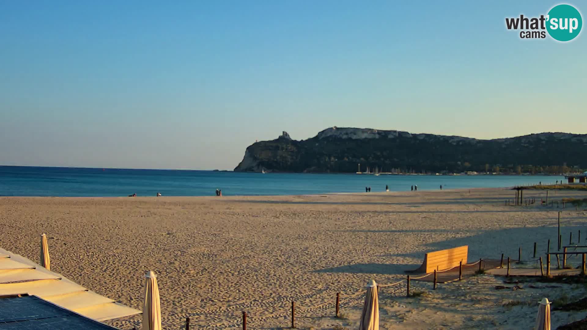 Poetto beach webcam | Cagliari | Sardinija