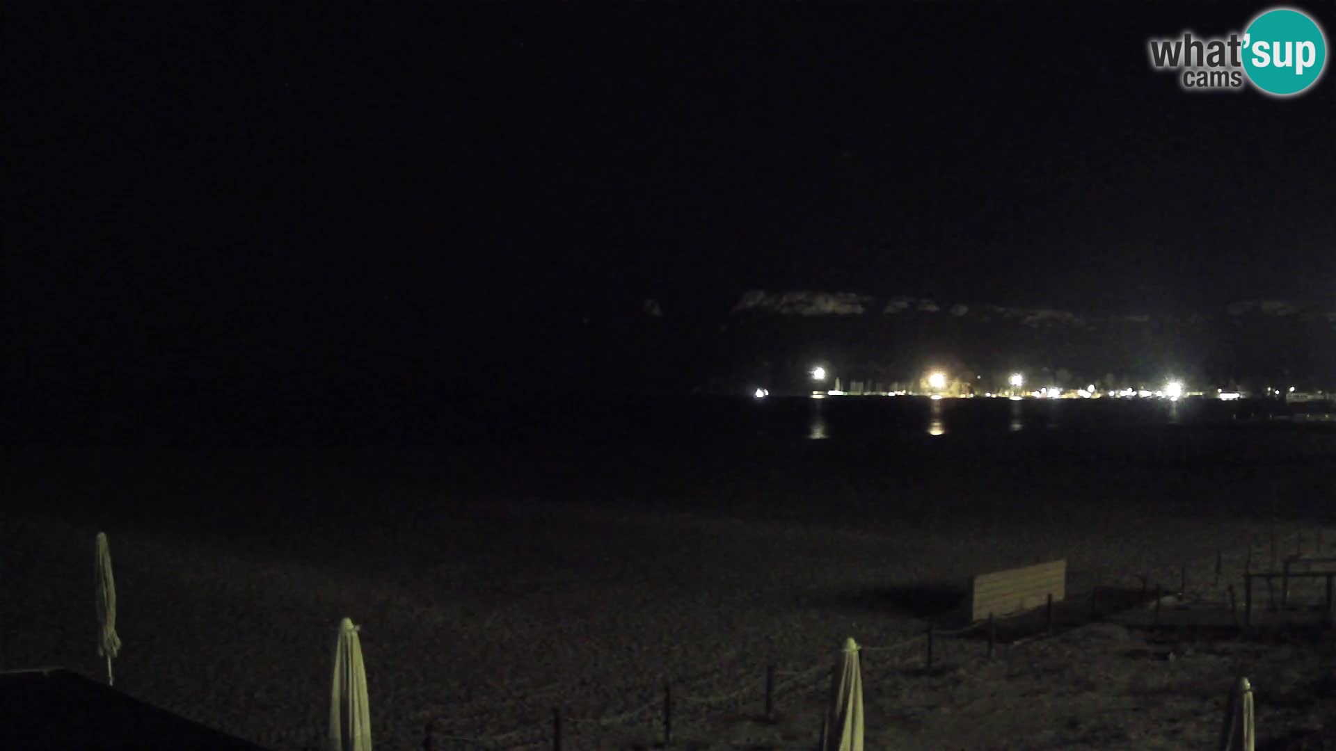 Poetto beach webcam | Cagliari | Sardinija