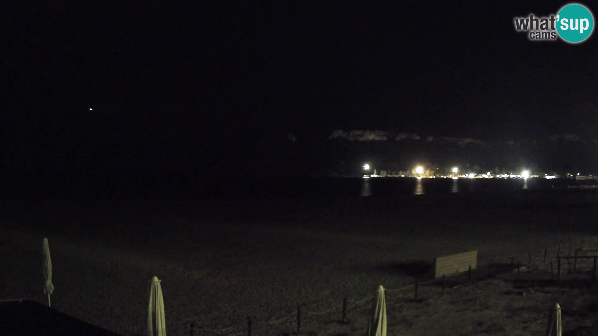 Poetto beach webcam | Cagliari | Sardinija