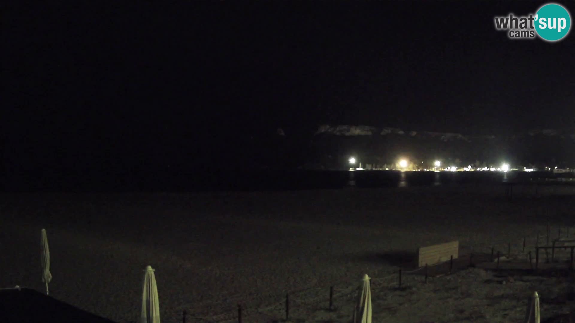 Poetto beach webcam | Cagliari | Sardinija