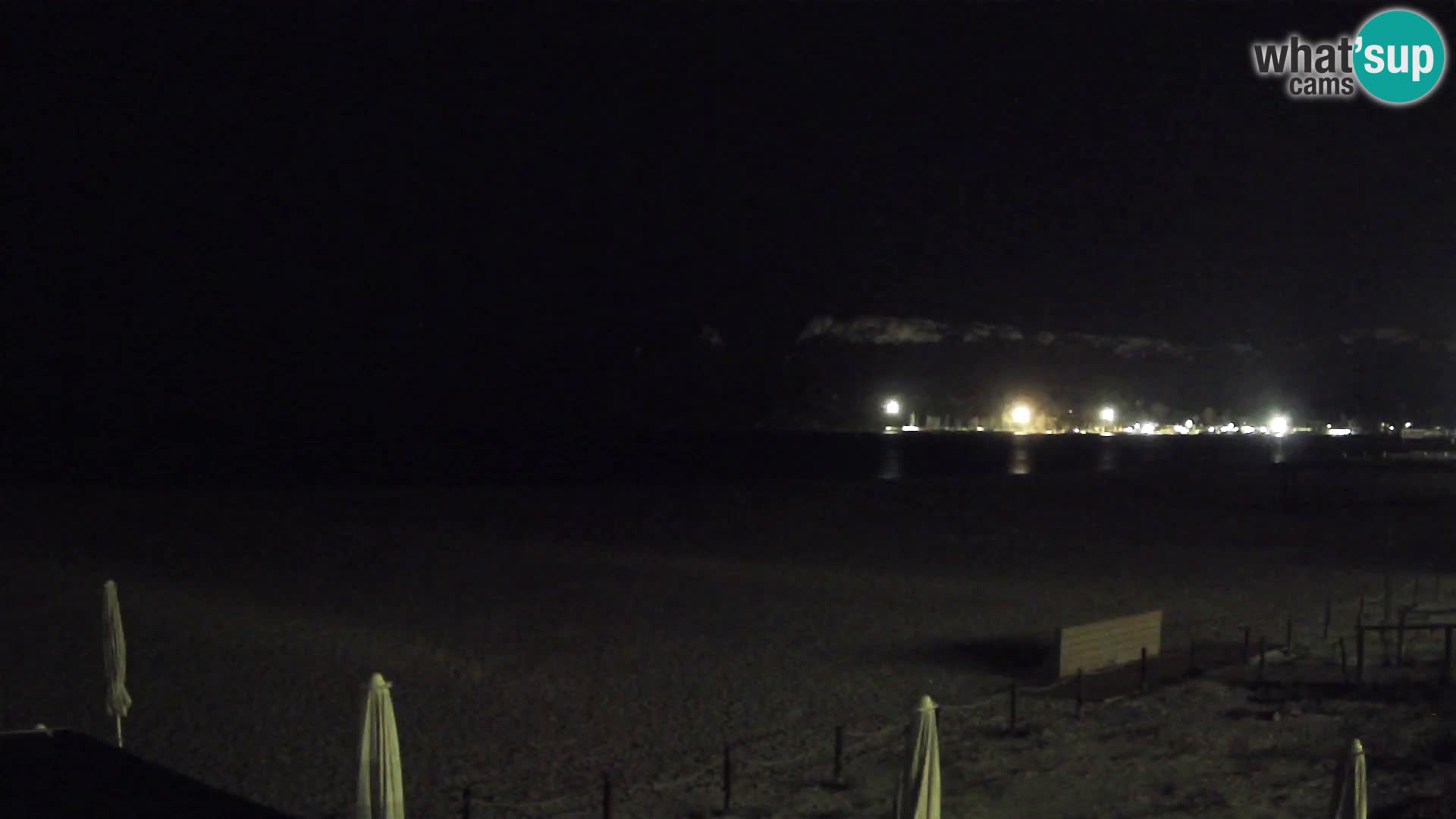 Poetto beach webcam | Cagliari | Sardinija