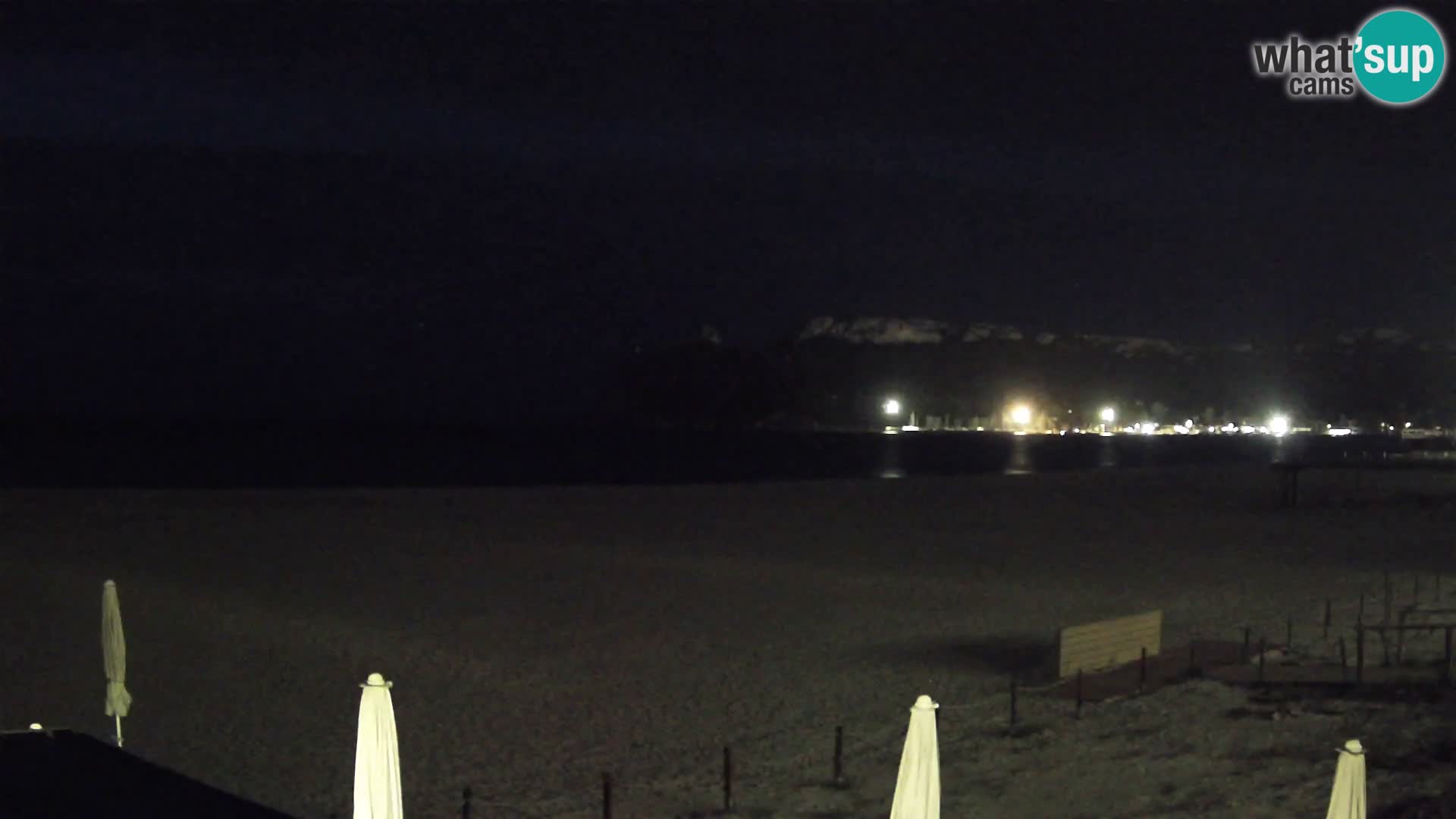 Poetto beach webcam | Cagliari | Sardinija