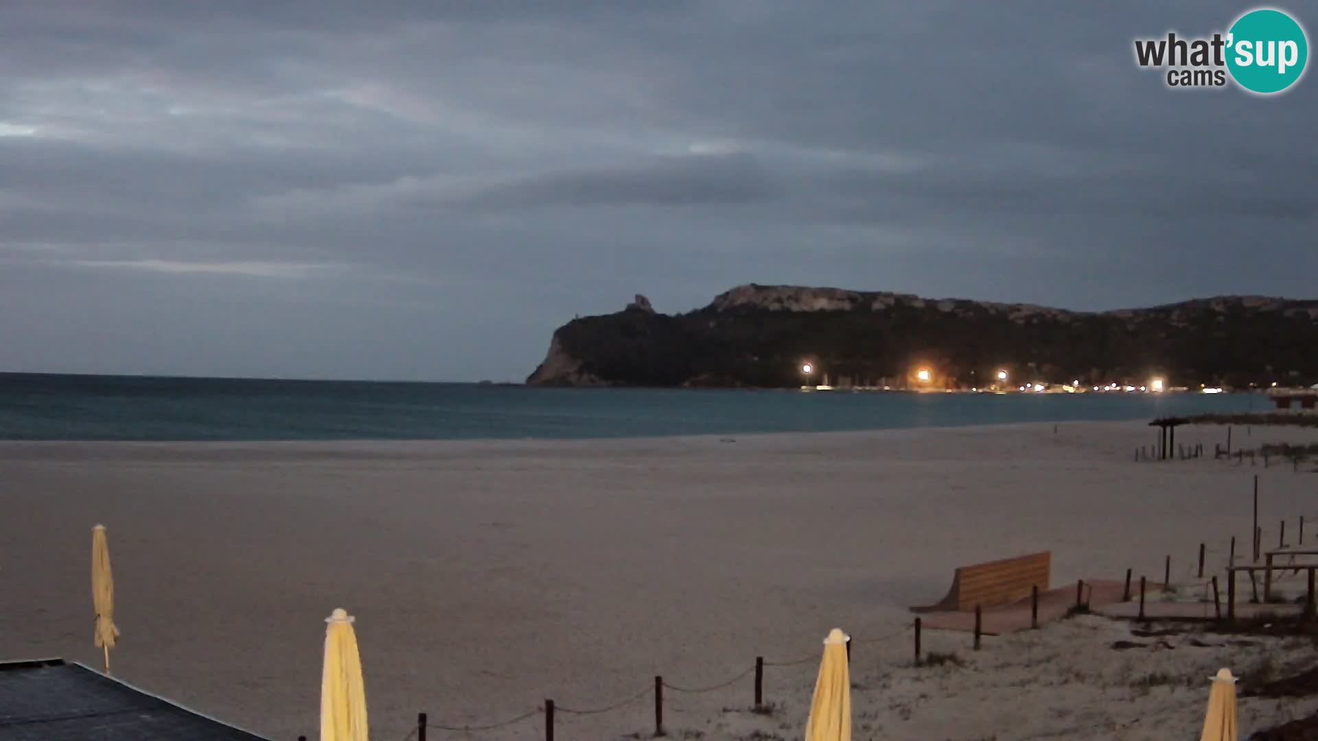 Poetto beach webcam | Cagliari | Sardinija