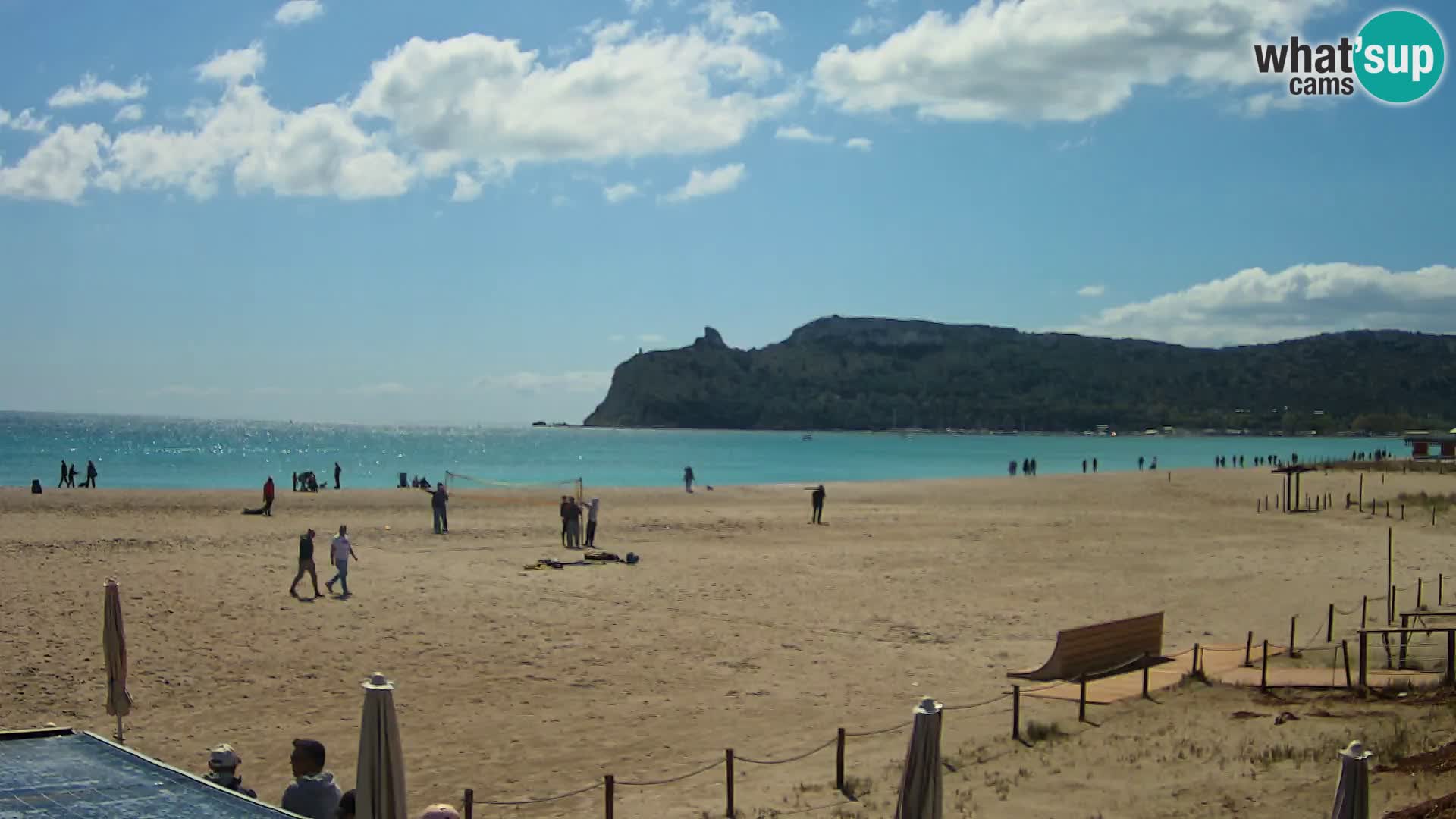 Webcam plage de Poetto | Cagliari | Sardaigne