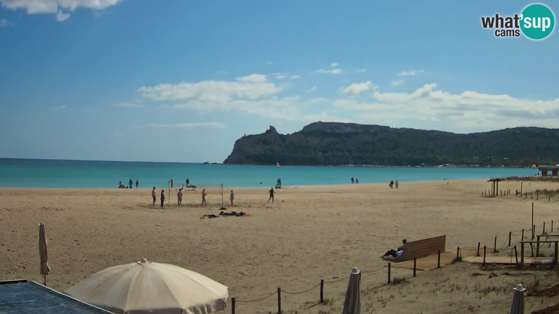 Poetto beach webcam | Cagliari | Sardinija