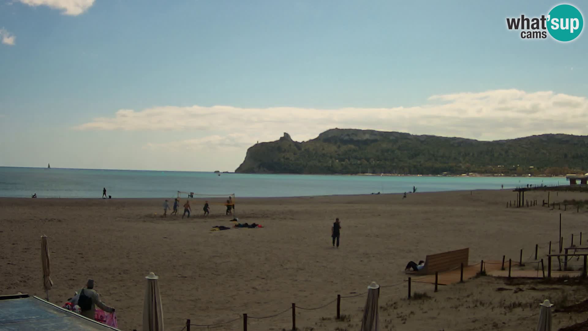 Poetto beach webcam | Cagliari | Sardinija