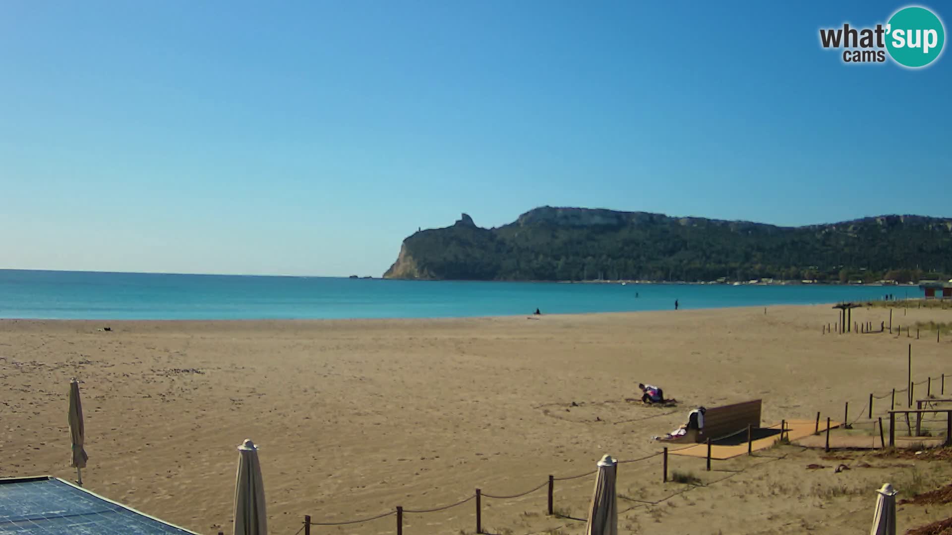 Poetto beach webcam | Cagliari | Sardinija