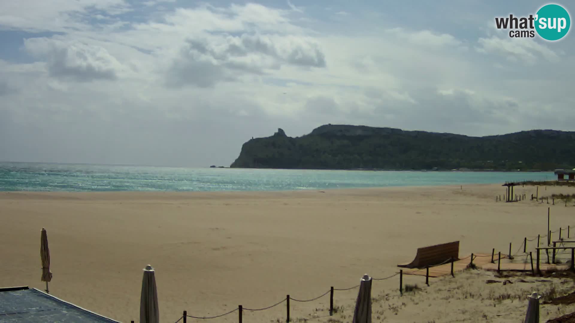 Poetto beach webcam | Cagliari | Sardinija