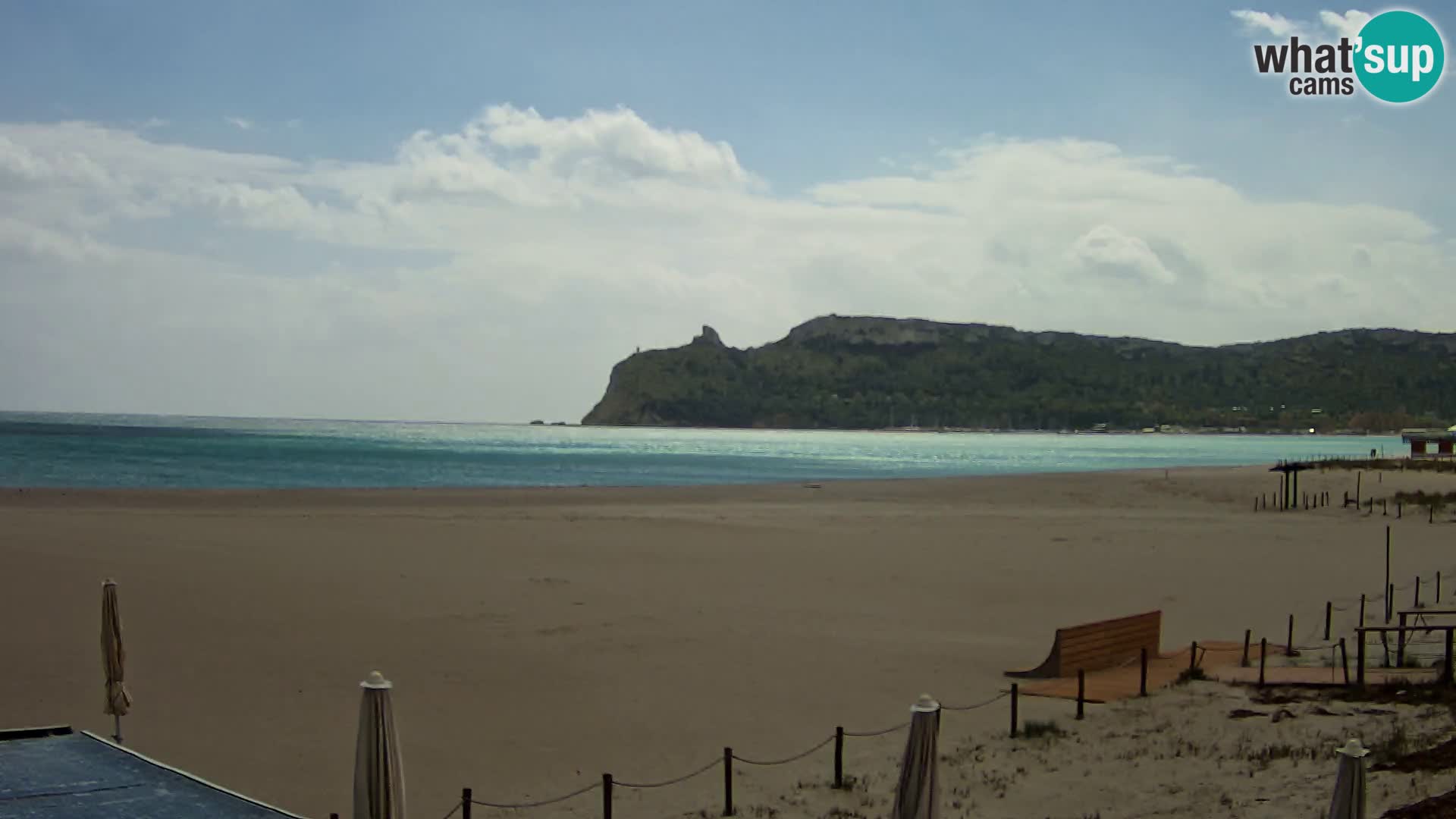 Poetto beach webcam | Cagliari | Sardinija