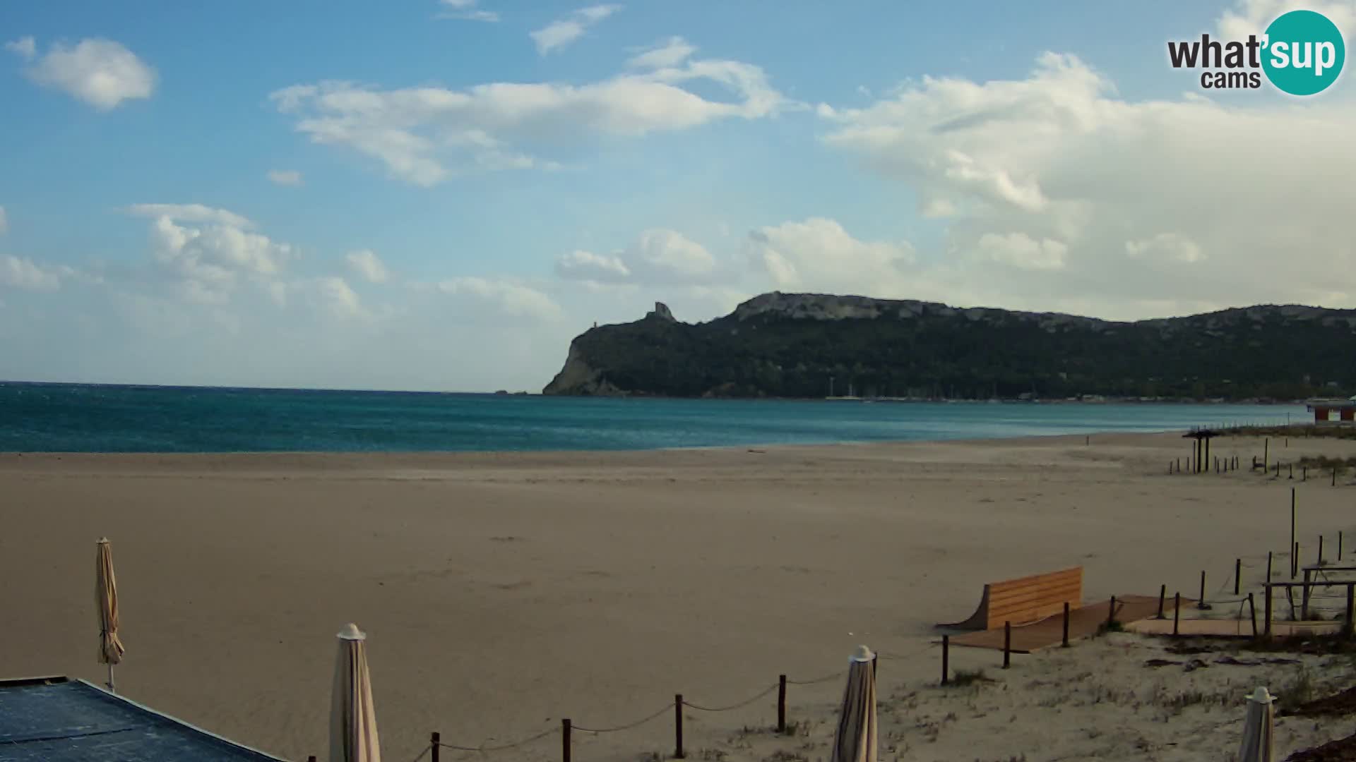 Poetto beach webcam | Cagliari | Sardinija
