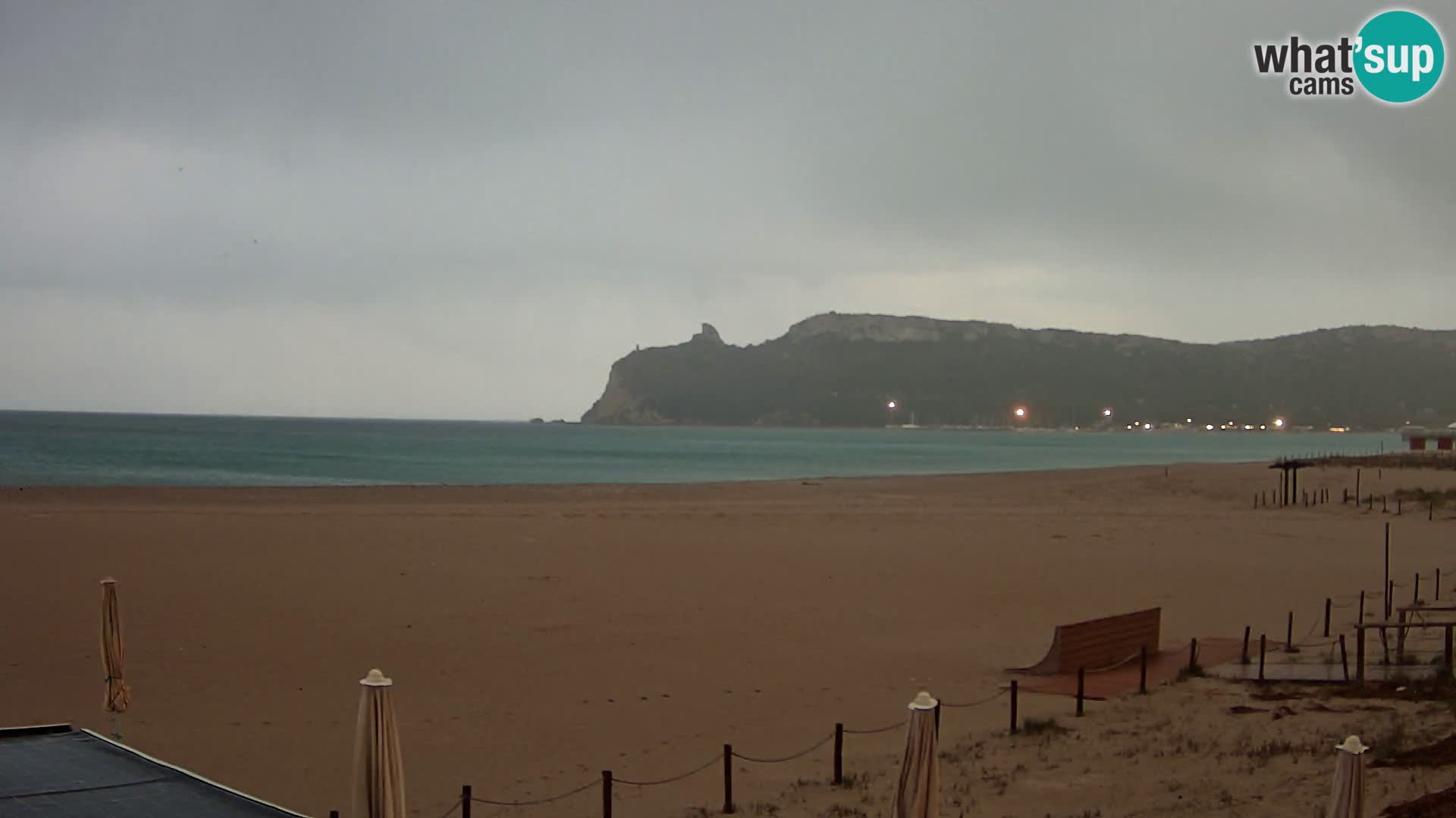 Poetto beach webcam | Cagliari | Sardinija