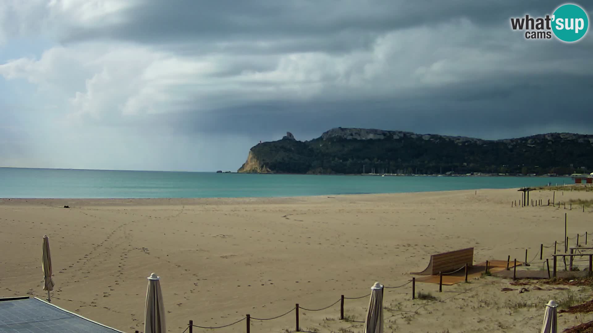 Poetto beach webcam | Cagliari | Sardinia