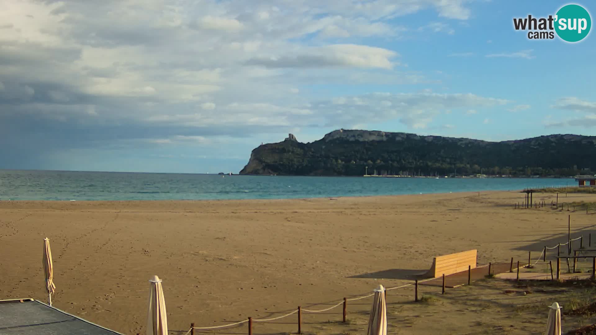 Poetto Strand Webcam | Cagliari | Sardinien