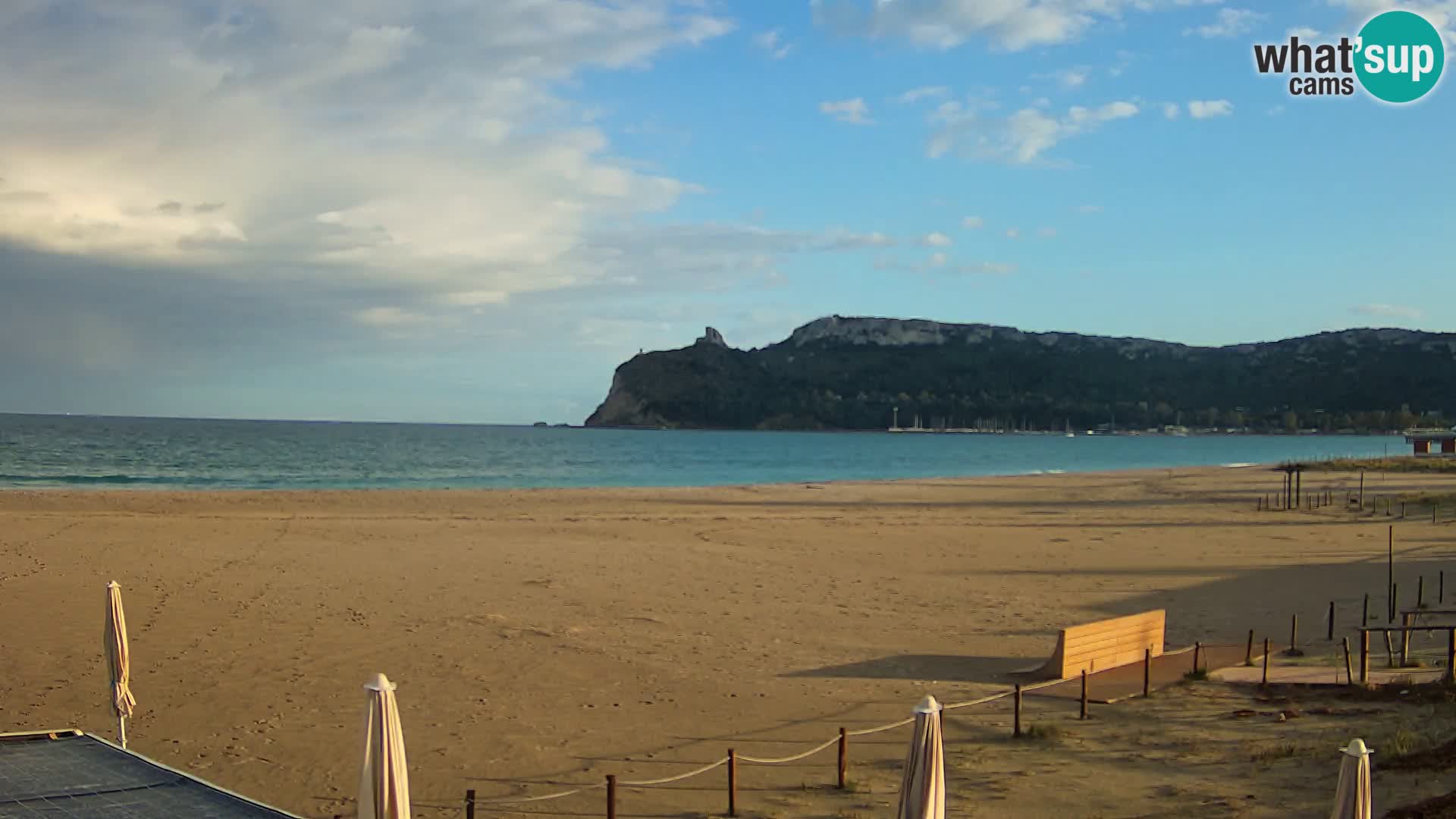Poetto beach webcam | Cagliari | Sardinija