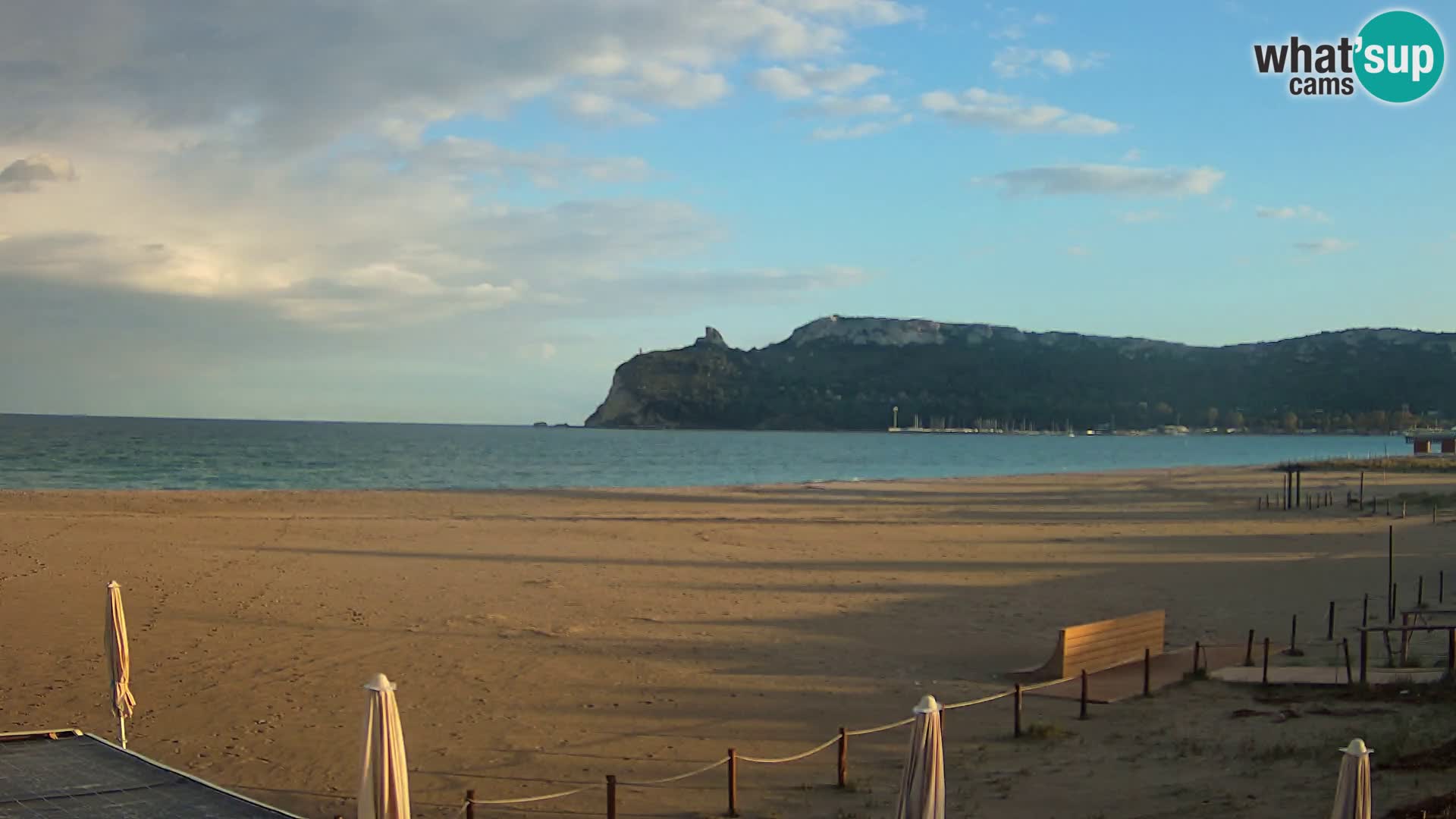 Poetto beach webcam | Cagliari | Sardinija