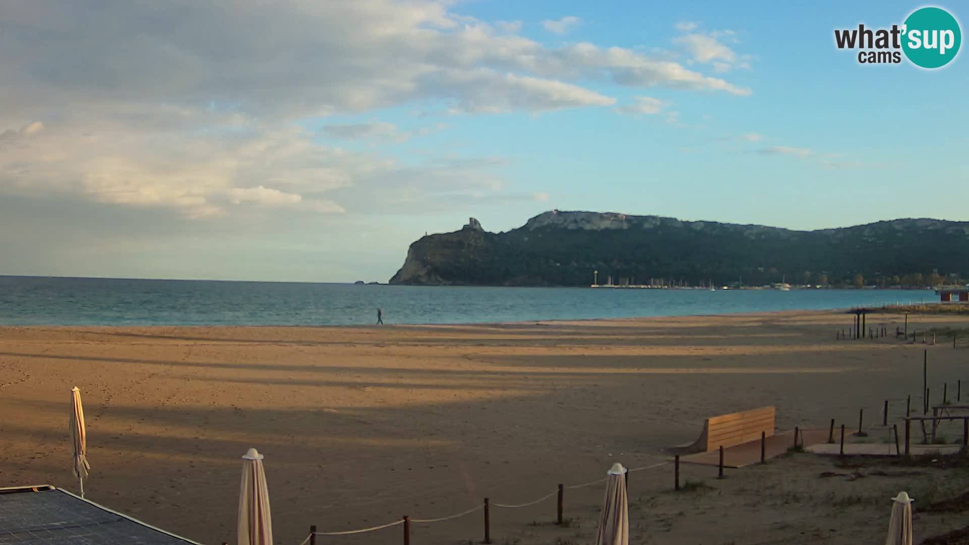 Poetto beach webcam | Cagliari | Sardinija