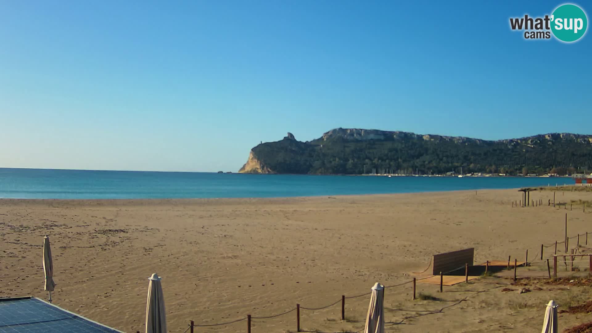 Poetto beach webcam | Cagliari | Sardinia