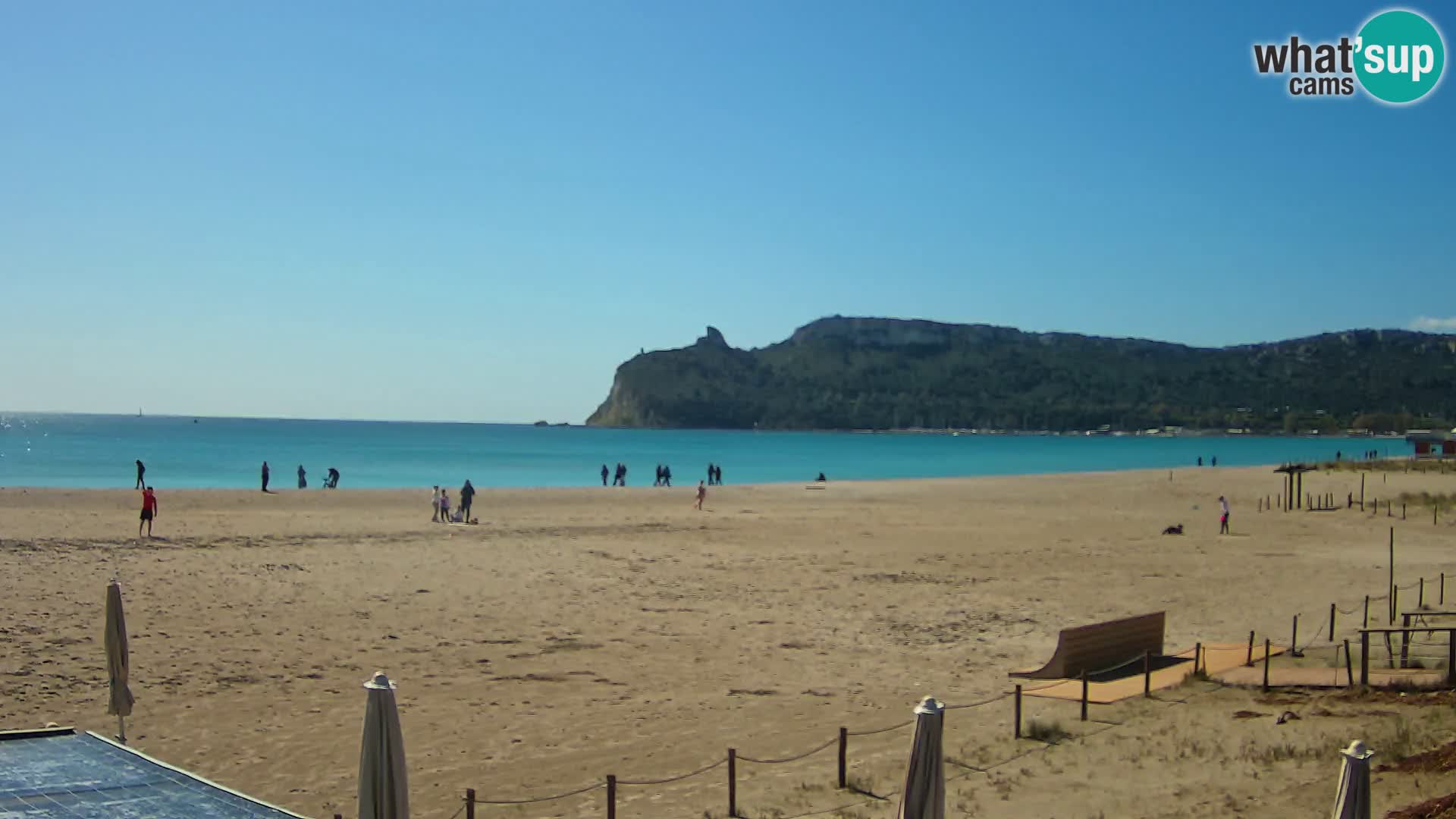 Poetto beach webcam | Cagliari | Sardinia