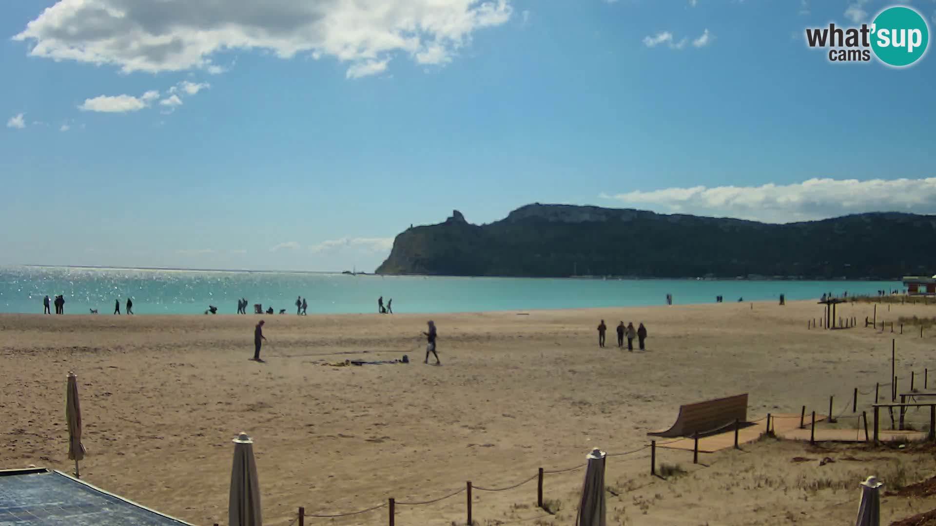 Poetto Strand Webcam | Cagliari | Sardinien