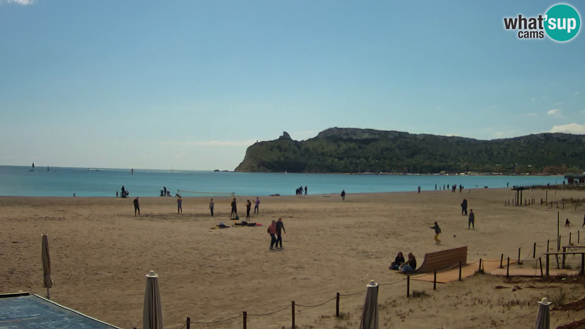 Webcam plage de Poetto | Cagliari | Sardaigne