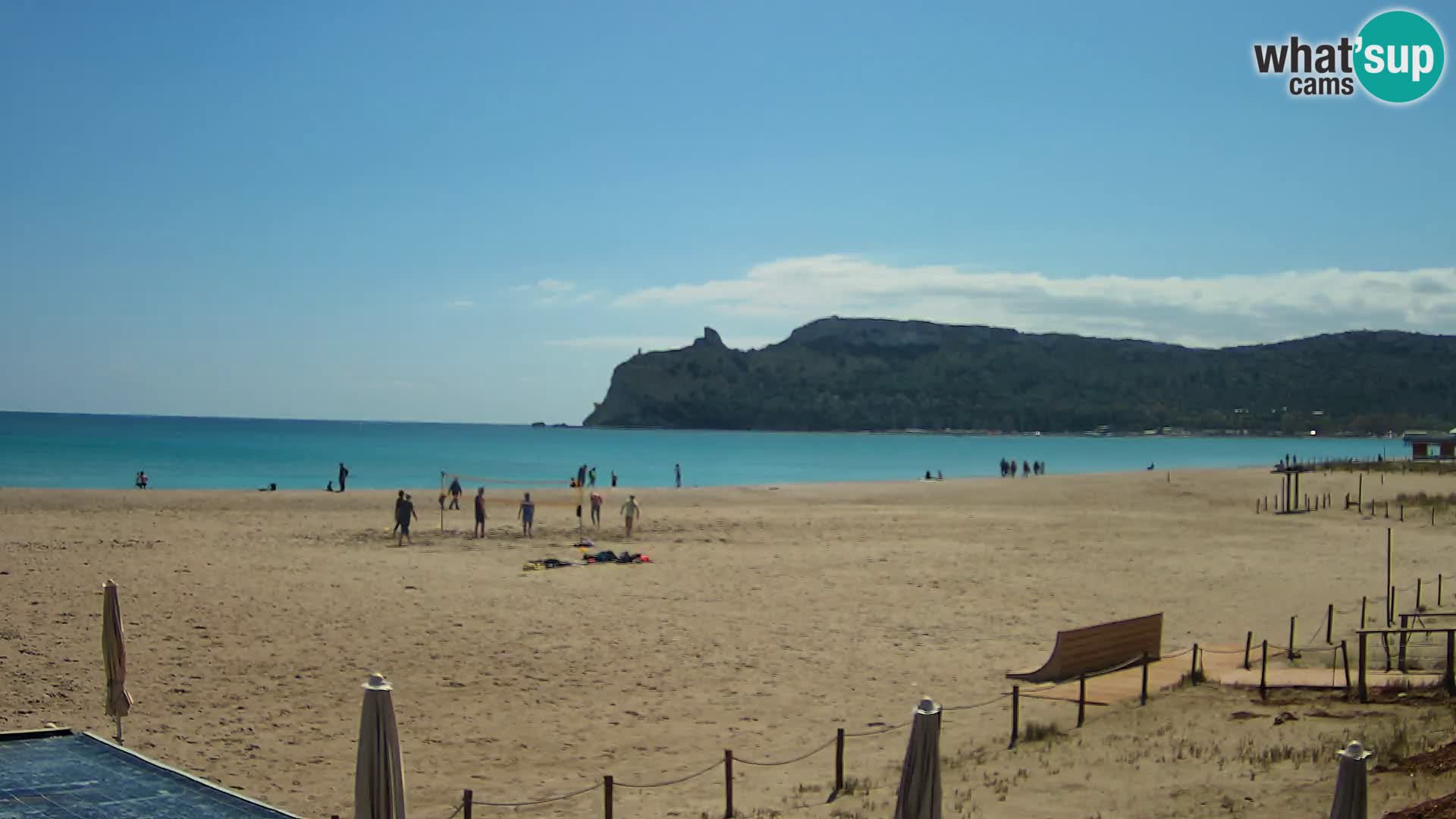 Webcam plage de Poetto | Cagliari | Sardaigne