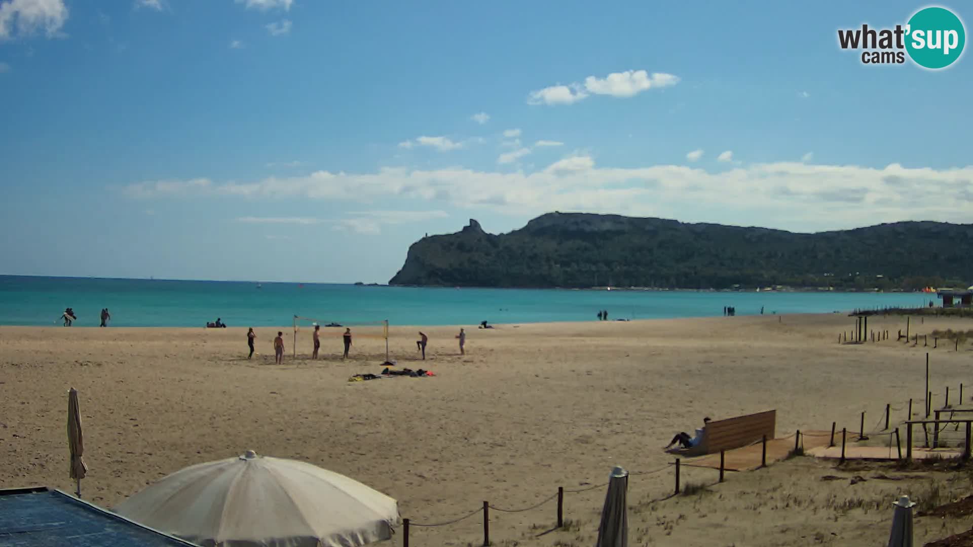 Webcam spiaggia del Poetto | Cagliari | Sardegna