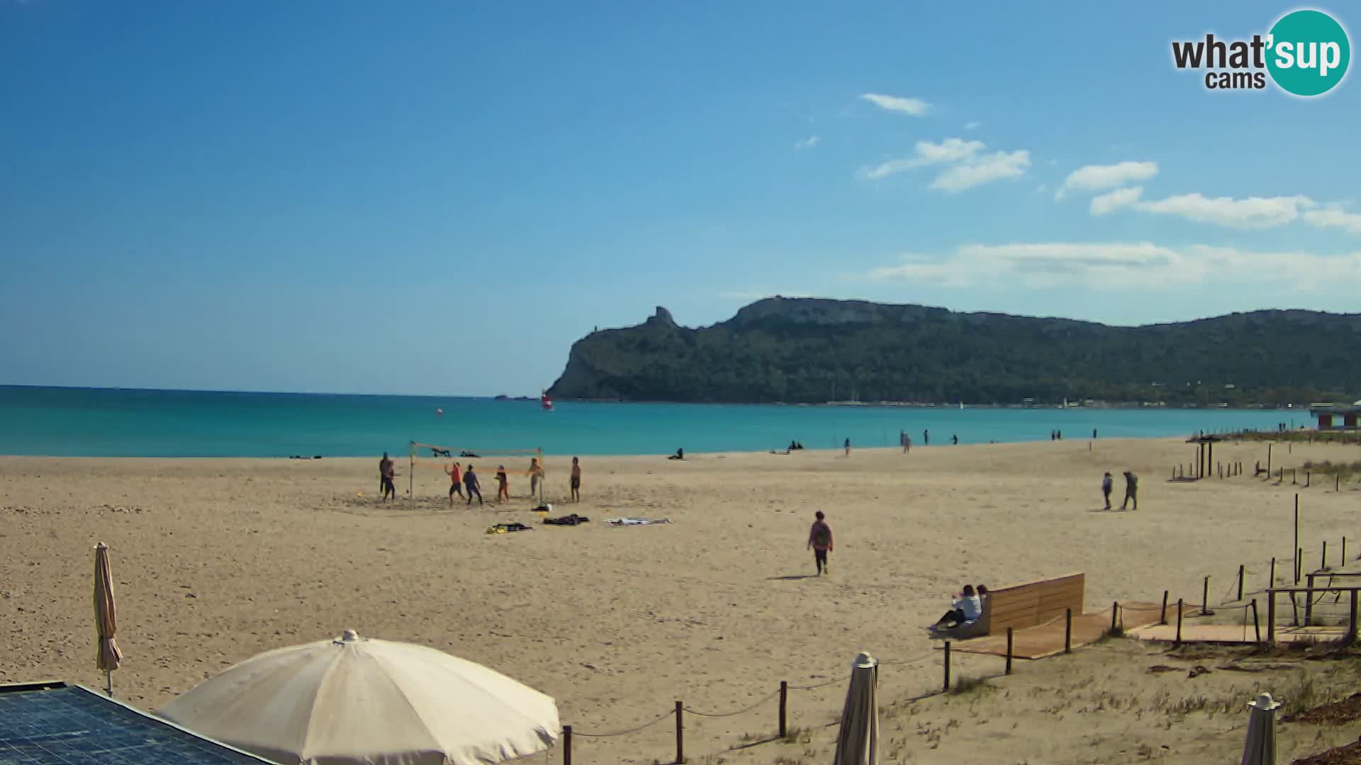 Webcam plage de Poetto | Cagliari | Sardaigne