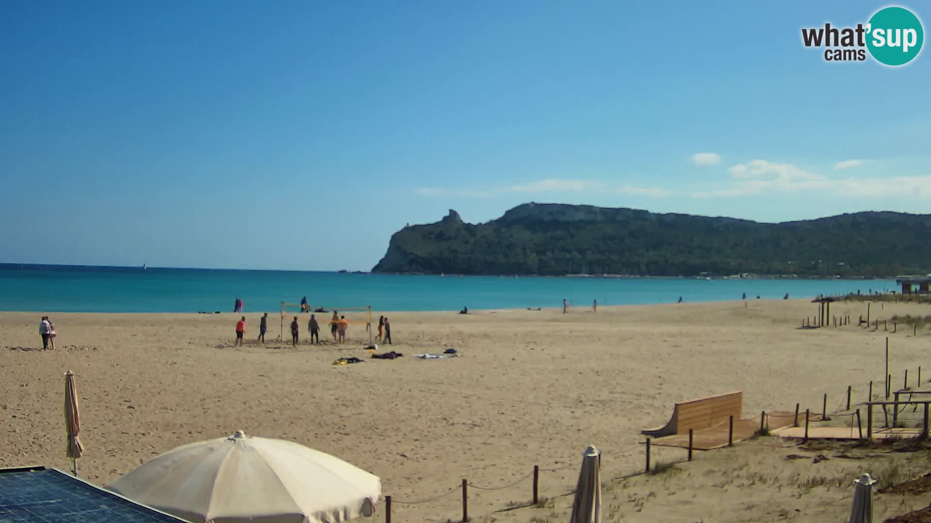 Poetto beach webcam | Cagliari | Sardinia