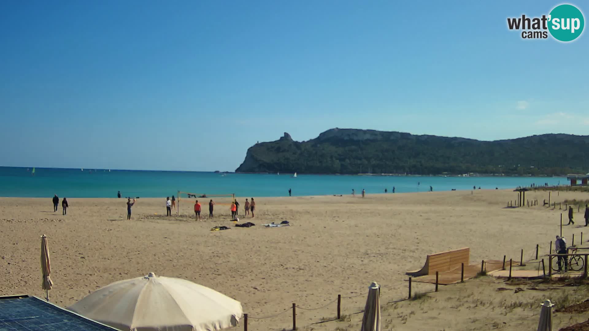 Webcam plage de Poetto | Cagliari | Sardaigne