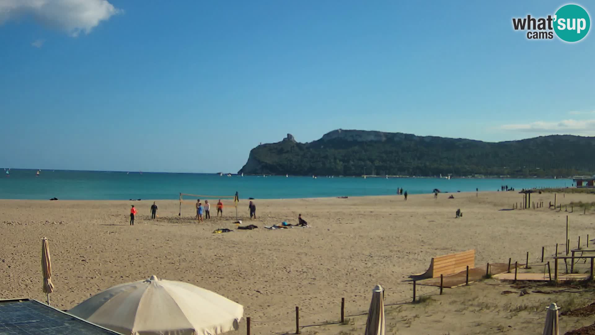 Webcam plage de Poetto | Cagliari | Sardaigne