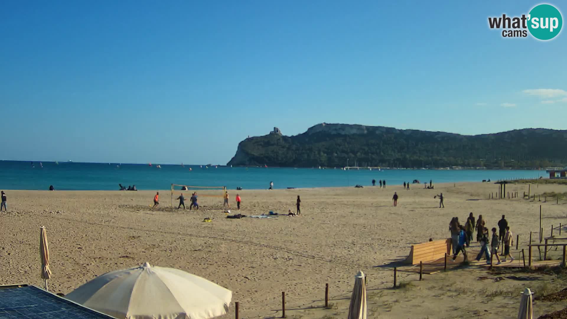 Poetto beach webcam | Cagliari | Sardinia