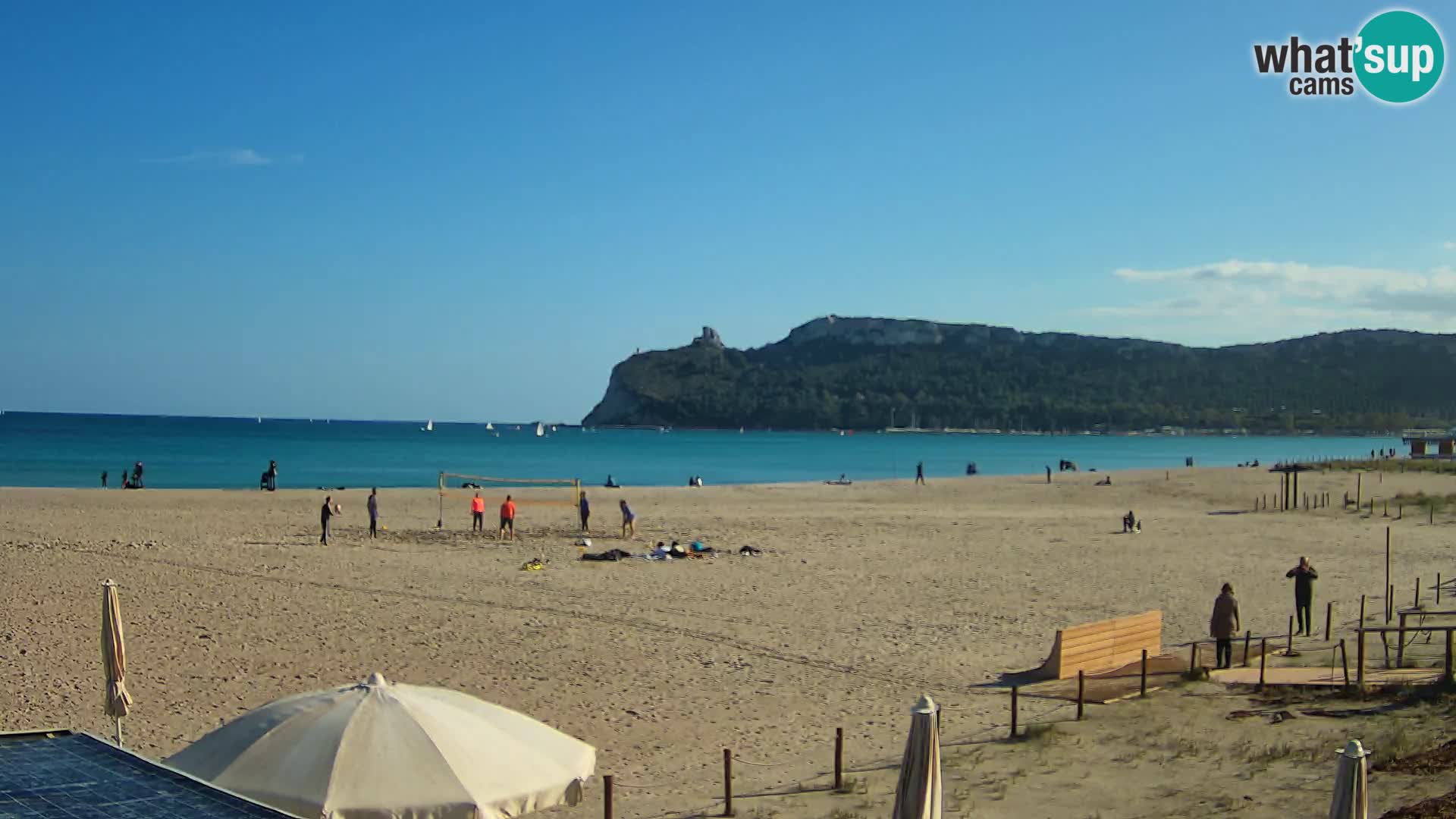 Poetto Strand Webcam | Cagliari | Sardinien