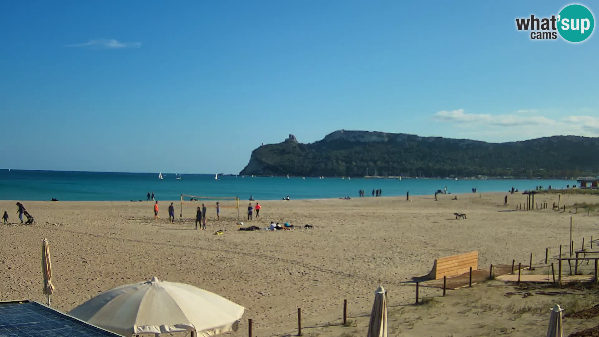 Webcam spiaggia del Poetto | Cagliari | Sardegna