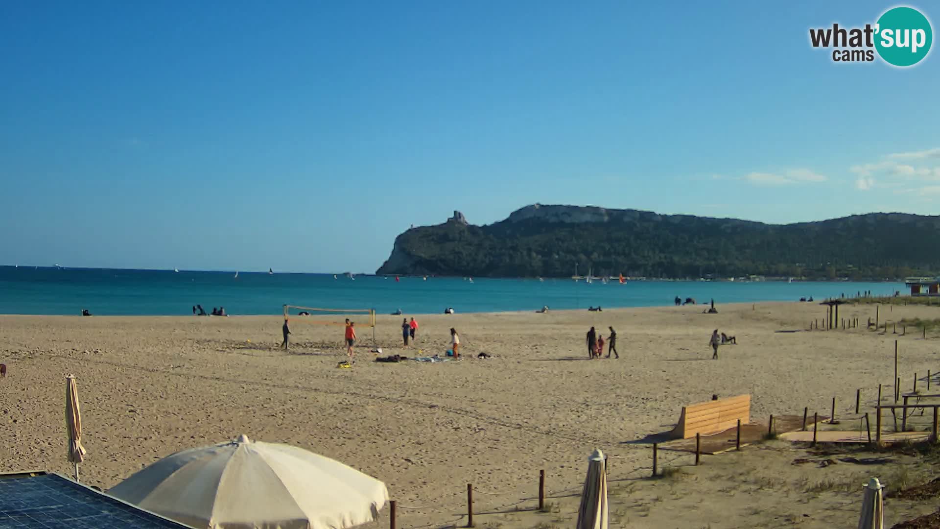 Webcam spiaggia del Poetto | Cagliari | Sardegna
