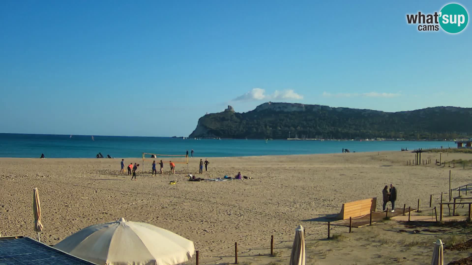 Poetto Strand Webcam | Cagliari | Sardinien