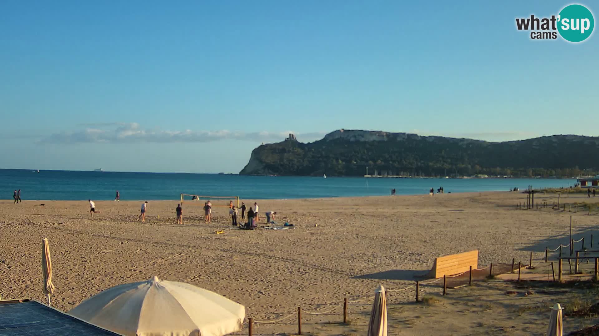 Webcam plage de Poetto | Cagliari | Sardaigne
