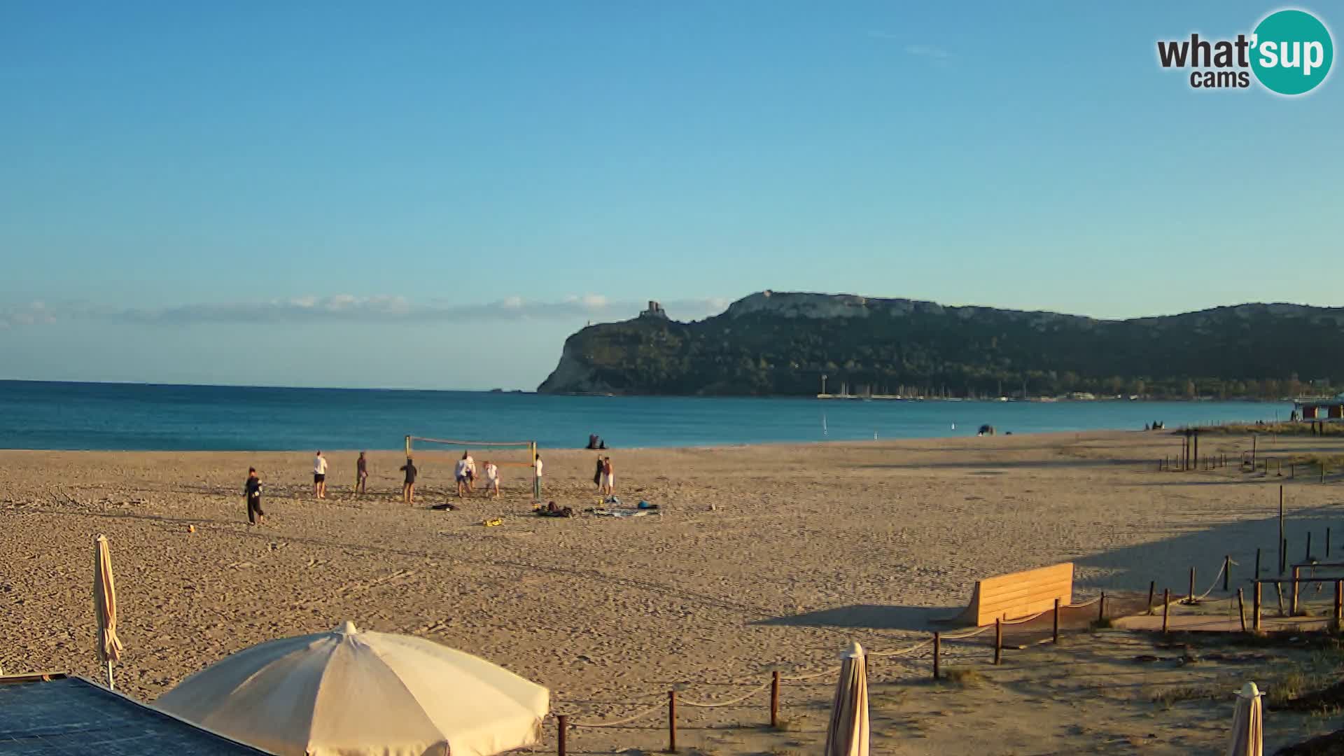 Poetto Strand Webcam | Cagliari | Sardinien