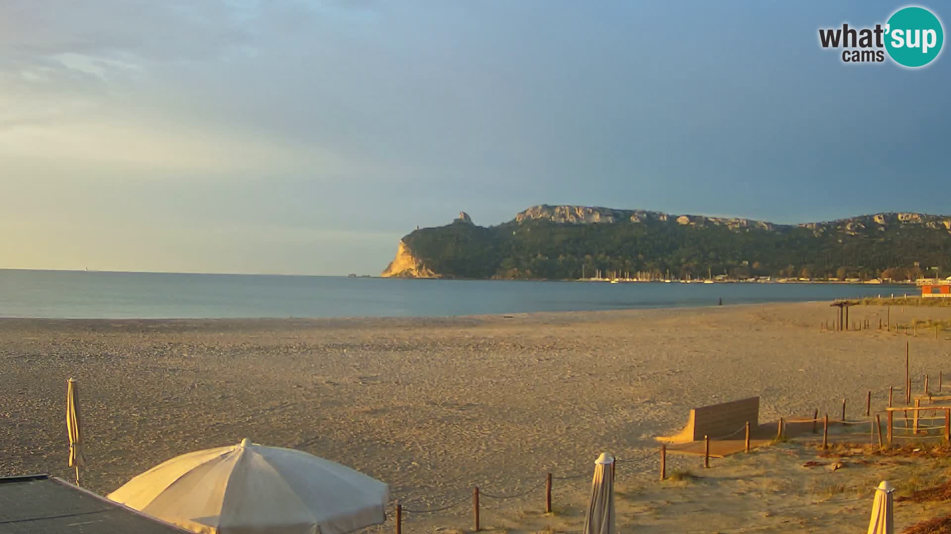 Webcam plage de Poetto | Cagliari | Sardaigne