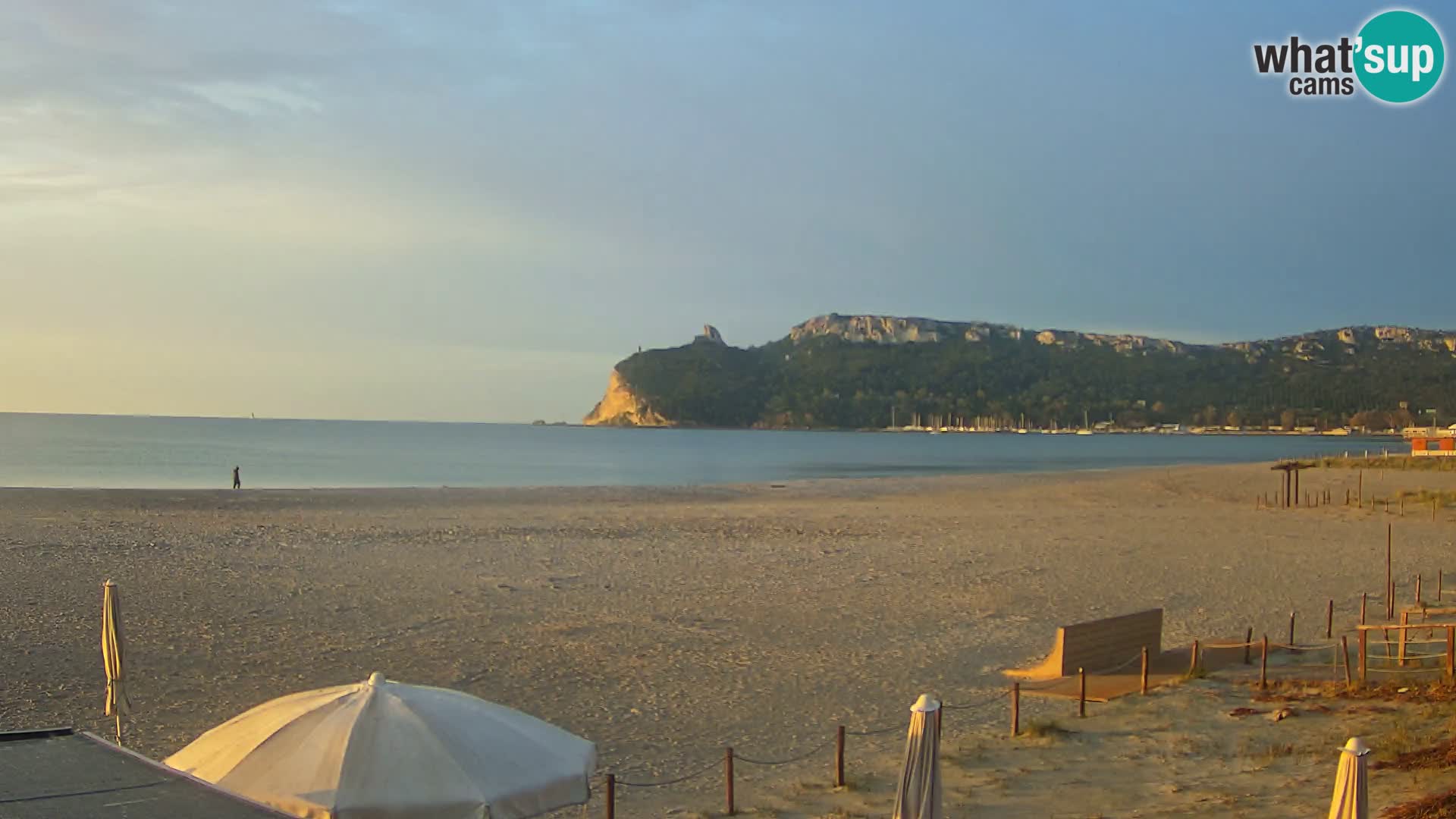 Poetto beach webcam | Cagliari | Sardinija