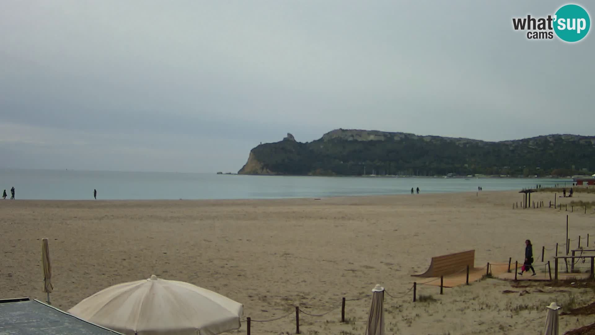 Poetto beach webcam | Cagliari | Sardinija