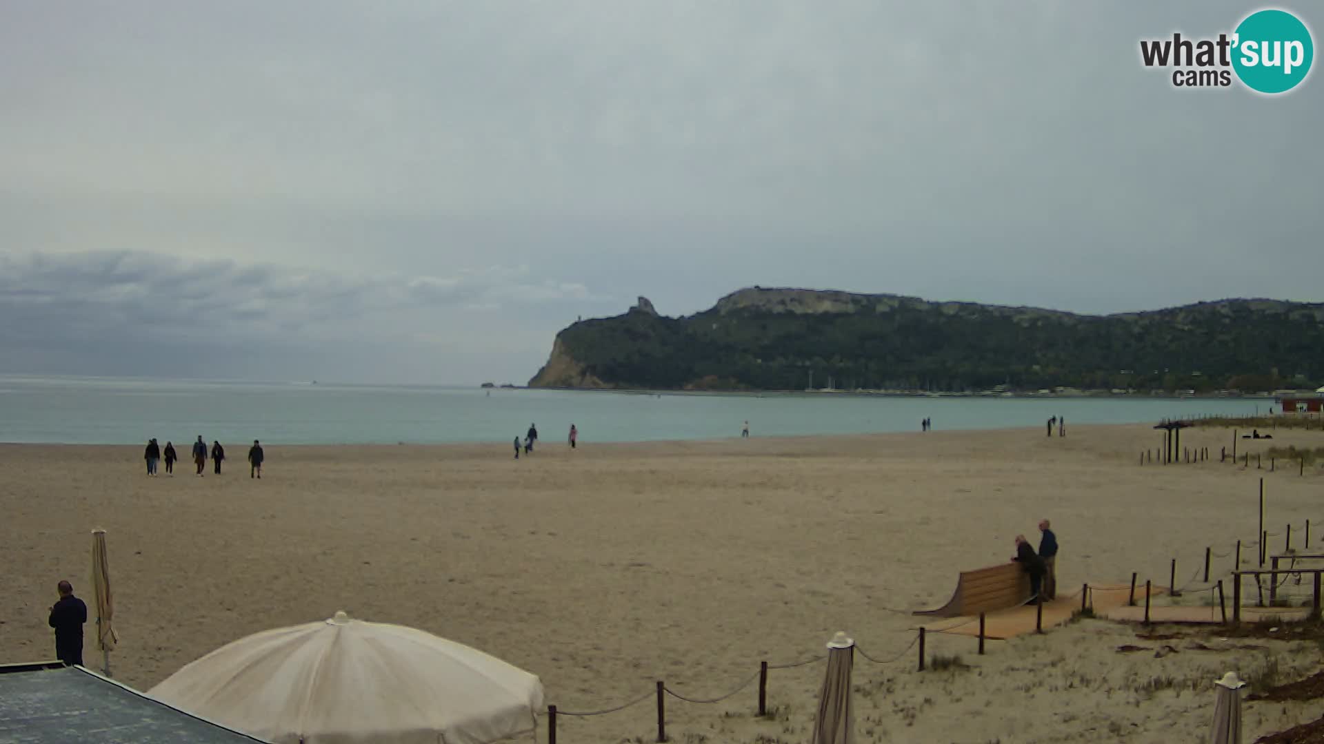 Webcam plage de Poetto | Cagliari | Sardaigne