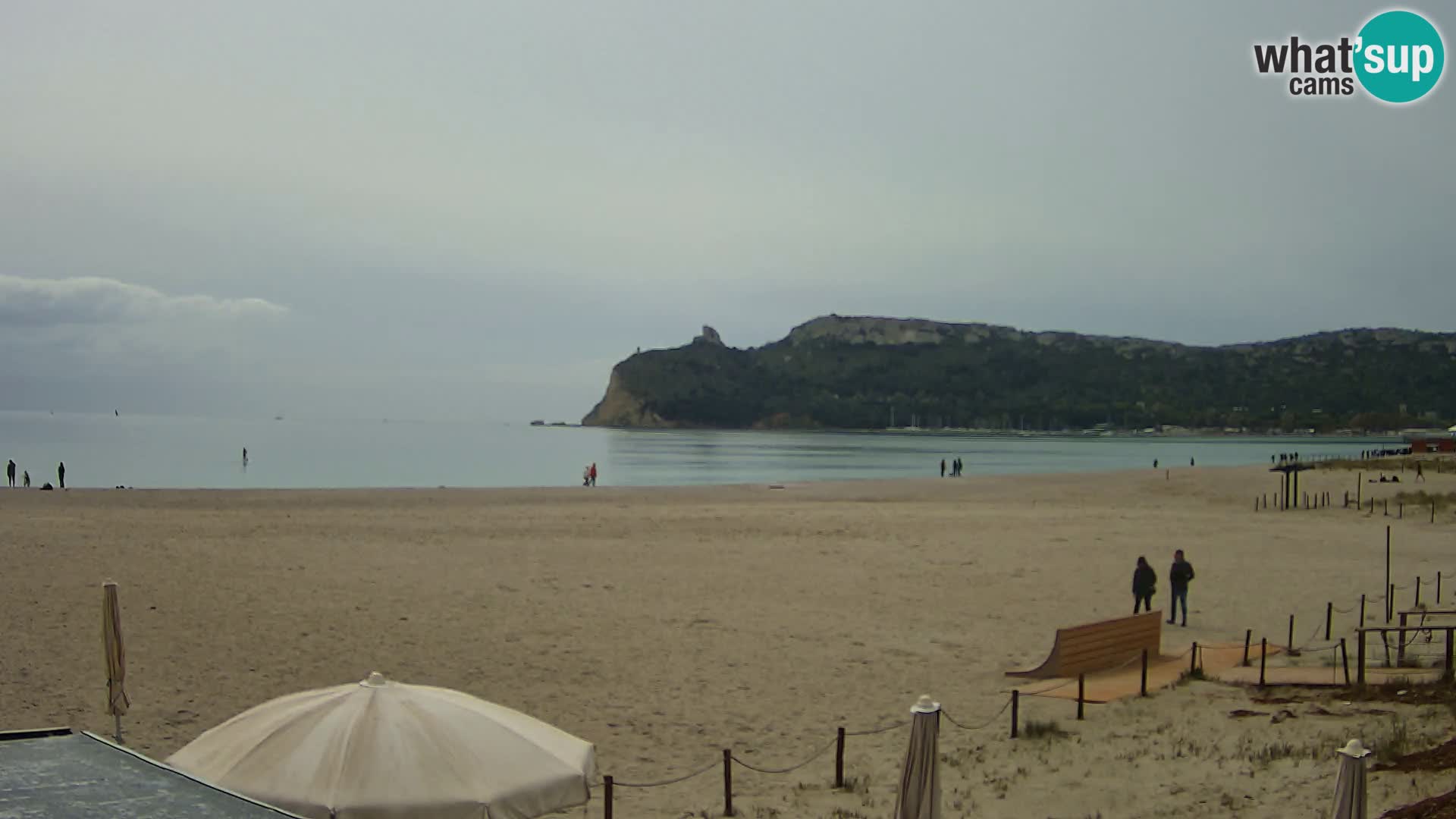 Poetto beach webcam | Cagliari | Sardinija