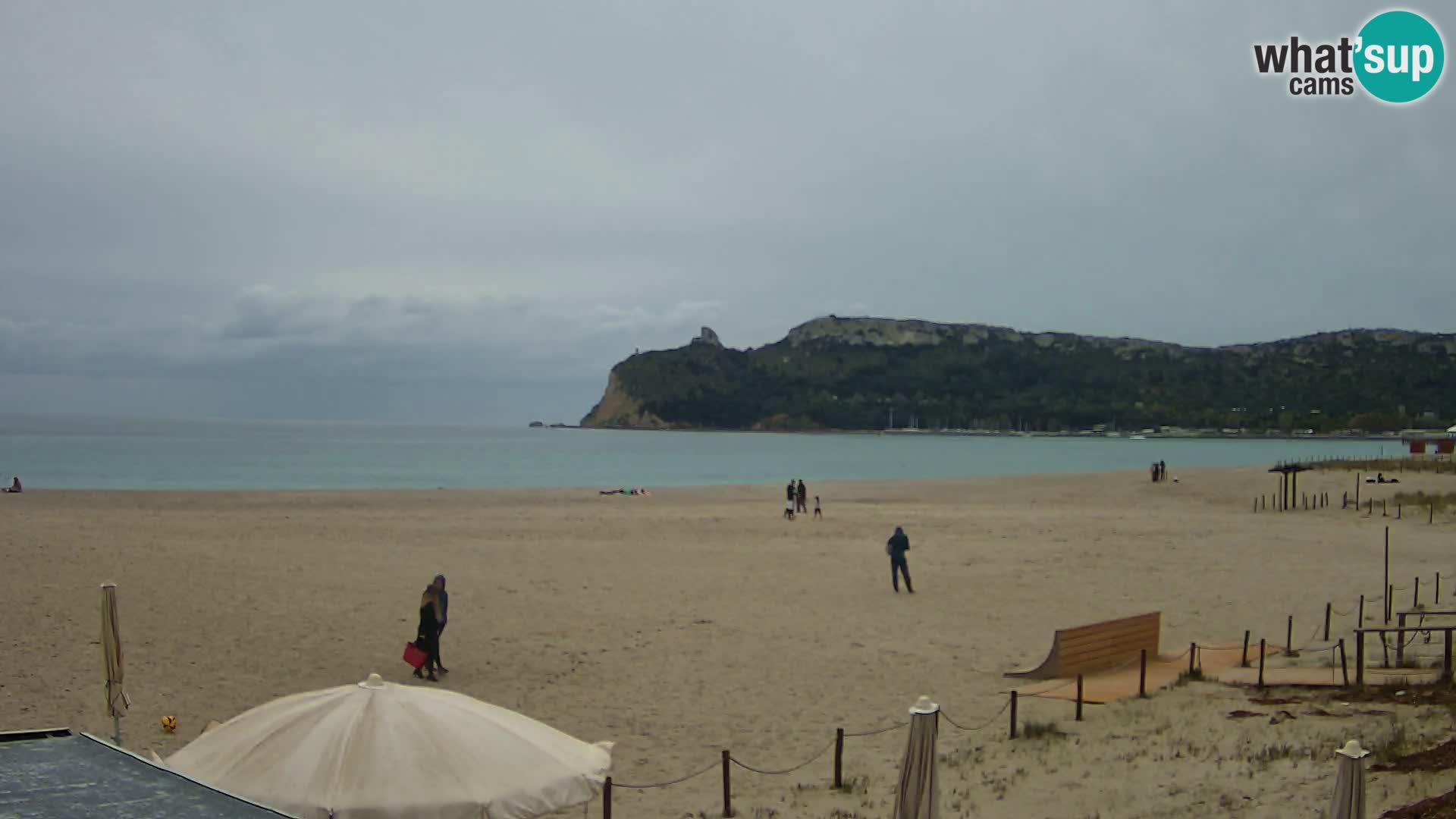 Poetto beach webcam | Cagliari | Sardinija