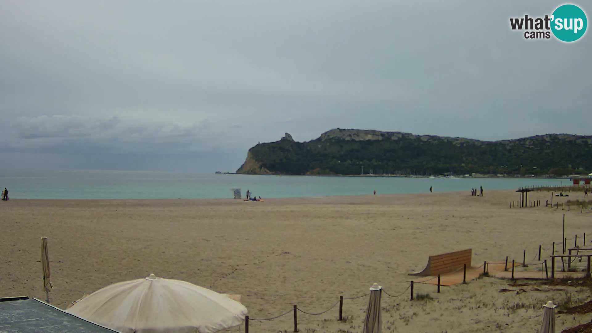 Poetto beach webcam | Cagliari | Sardinija