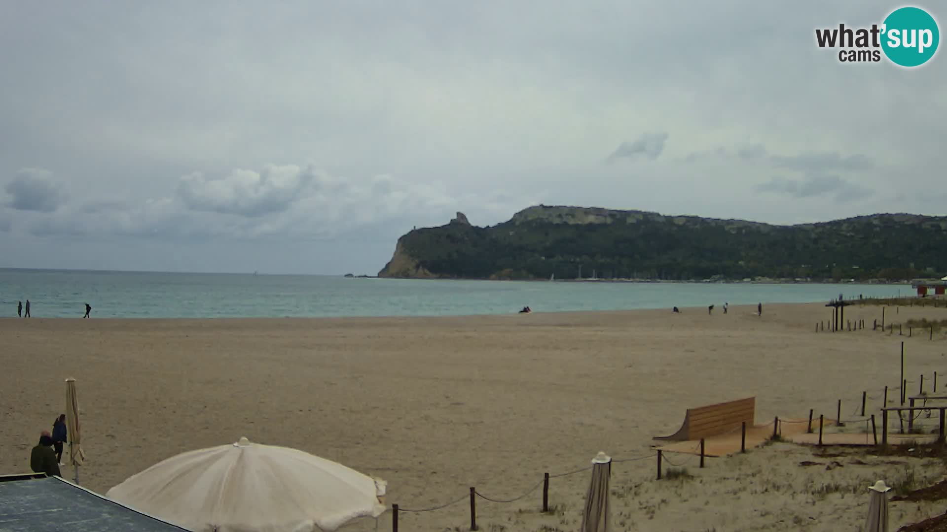 Poetto beach webcam | Cagliari | Sardinija